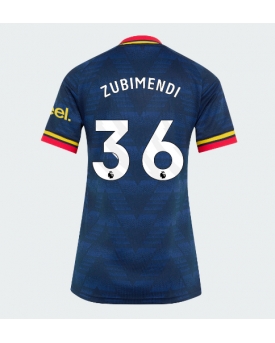 Arsenal Martin Zubimendi #36 Maglia Gara Trasferta Repliche 2026-27 Donna Maniche Corte Arsenal Martin Zubimendi #36 Maglia Gara Trasferta Repliche 2026-27 Donna Maniche Corte
